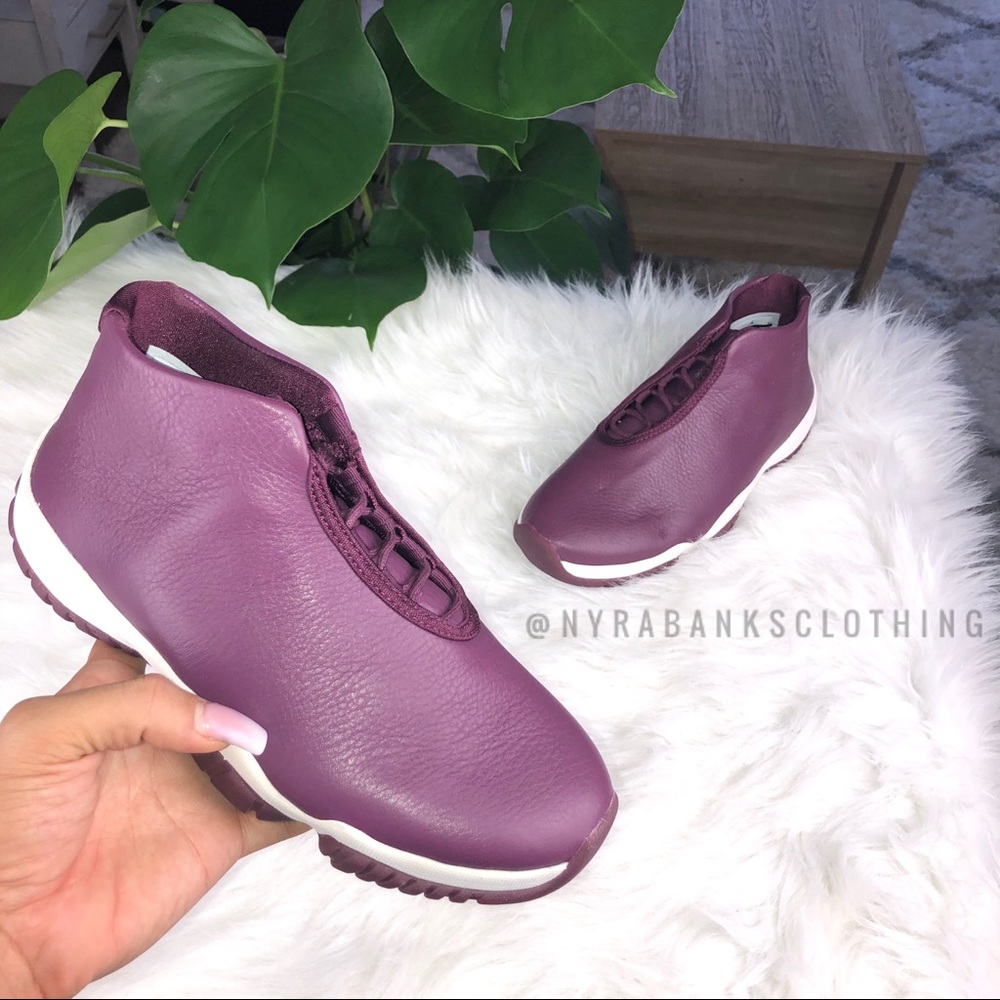 SOLD - Jordan: Air Future Fabric High Top Sneakers